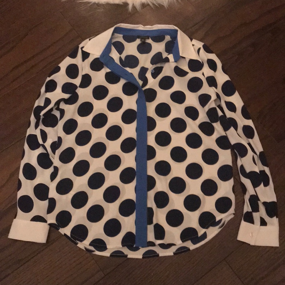 Polka dot blouse